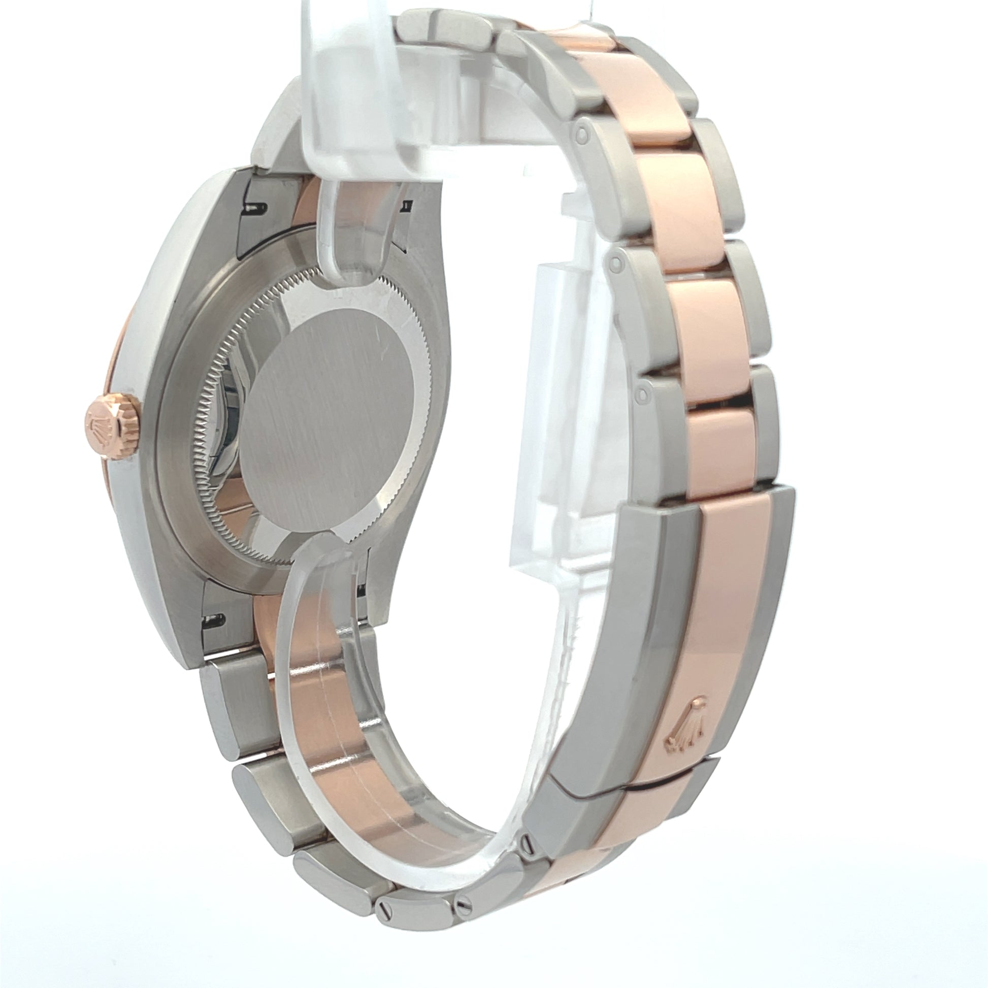 Rolex Datejust 41mm 18k Rose Gold Stainless Steel Chocolate Dial 126301 - Beverly Hills Watch Company