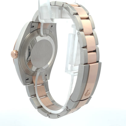 Rolex Datejust 41mm 18k Rose Gold Stainless Steel Chocolate Dial 126301 - Beverly Hills Watch Company