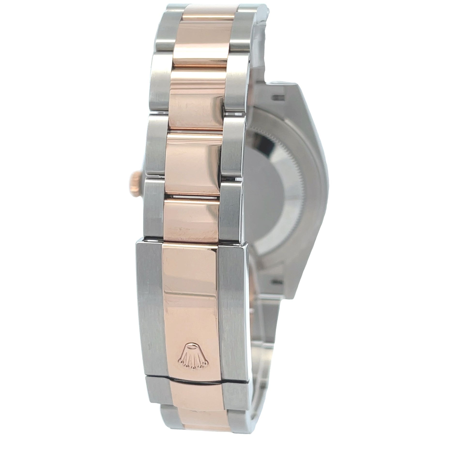 Rolex Datejust 41mm 18k Rose Gold Stainless Steel Chocolate Dial 126301 - Beverly Hills Watch Company