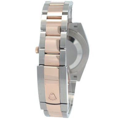 Rolex Datejust 41mm 18k Rose Gold Stainless Steel Chocolate Dial 126301 - Beverly Hills Watch Company