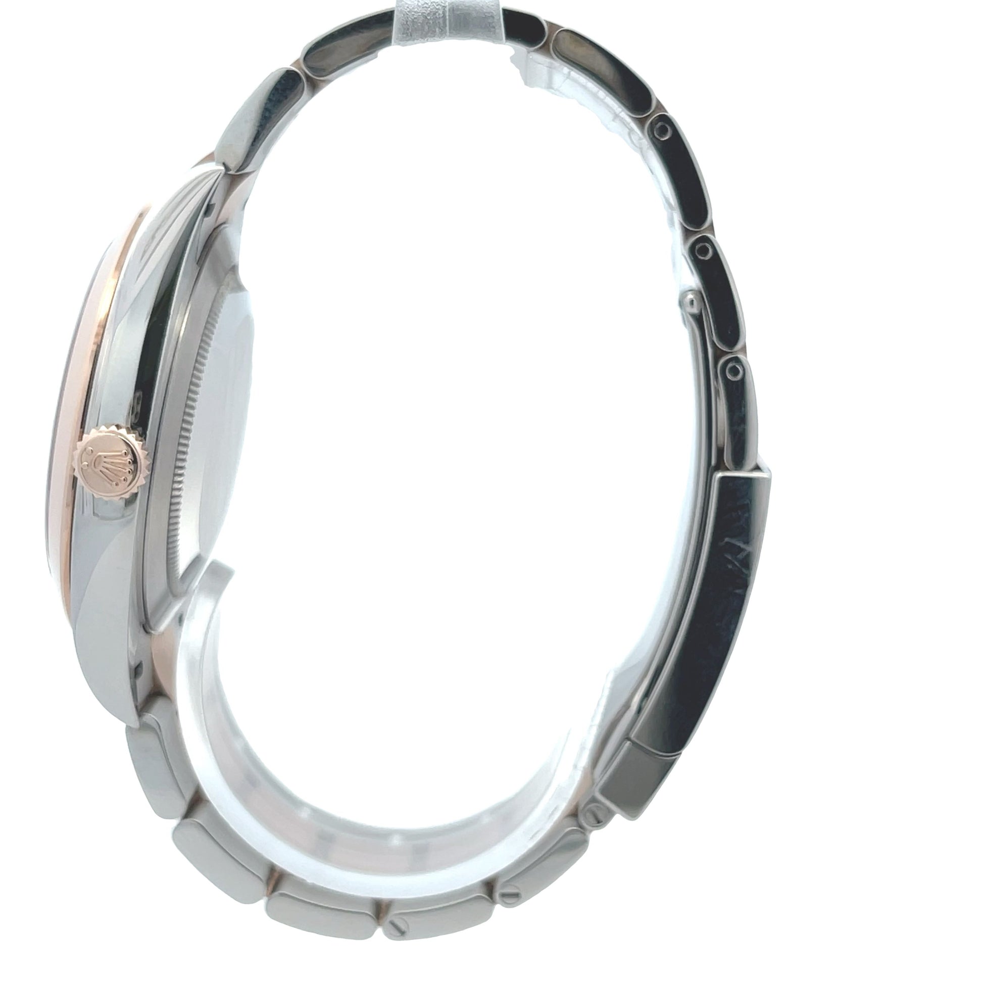 Rolex Datejust 41mm 18k Rose Gold Stainless Steel Chocolate Dial 126301 - Beverly Hills Watch Company