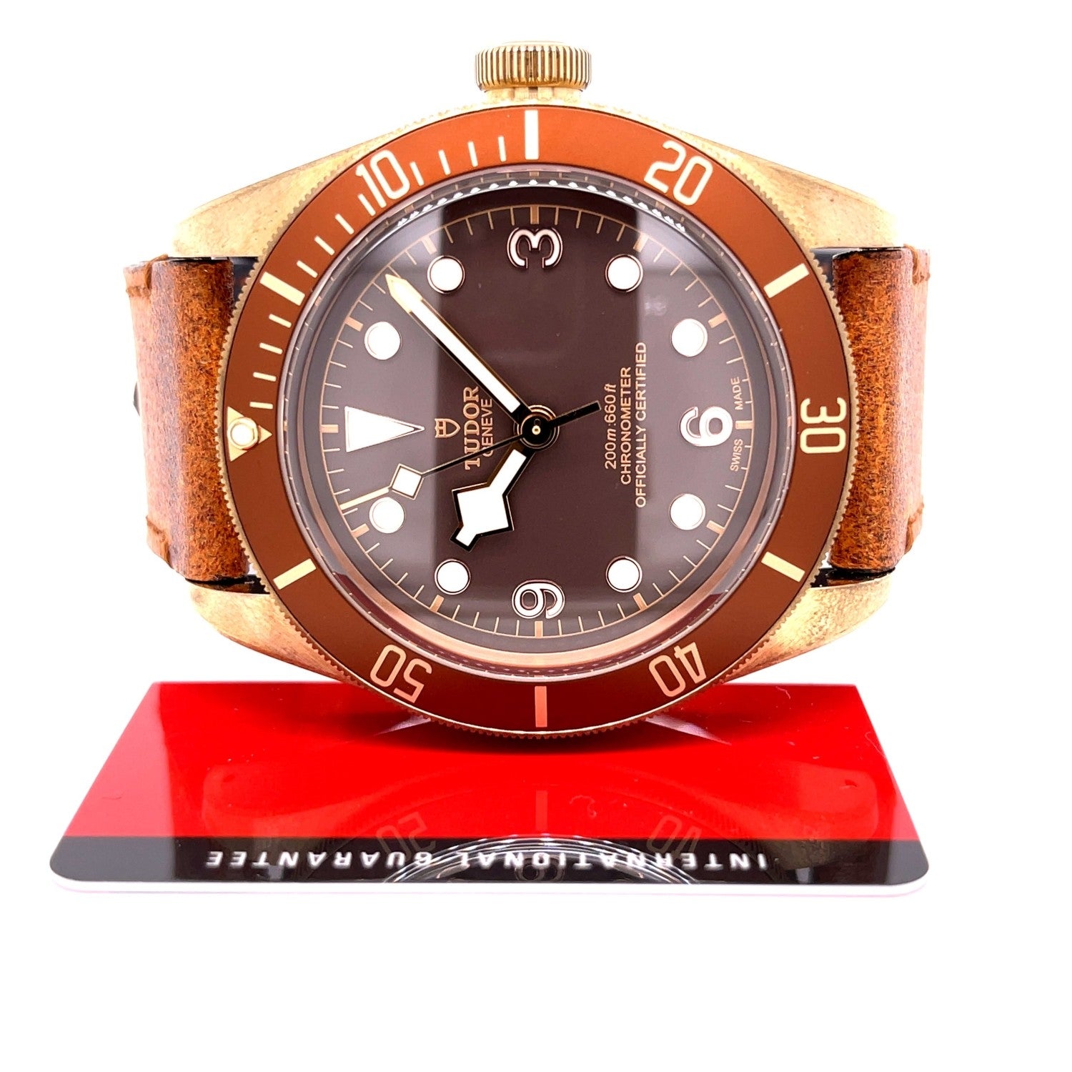 Tudor Heritage 43mm Black Bay Bronze 79250BM AHL9KU - Beverly Hills Watch