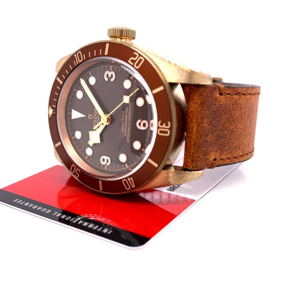 Tudor Heritage 43mm Black Bay Bronze 79250BM AHL9KU - Beverly Hills Watch