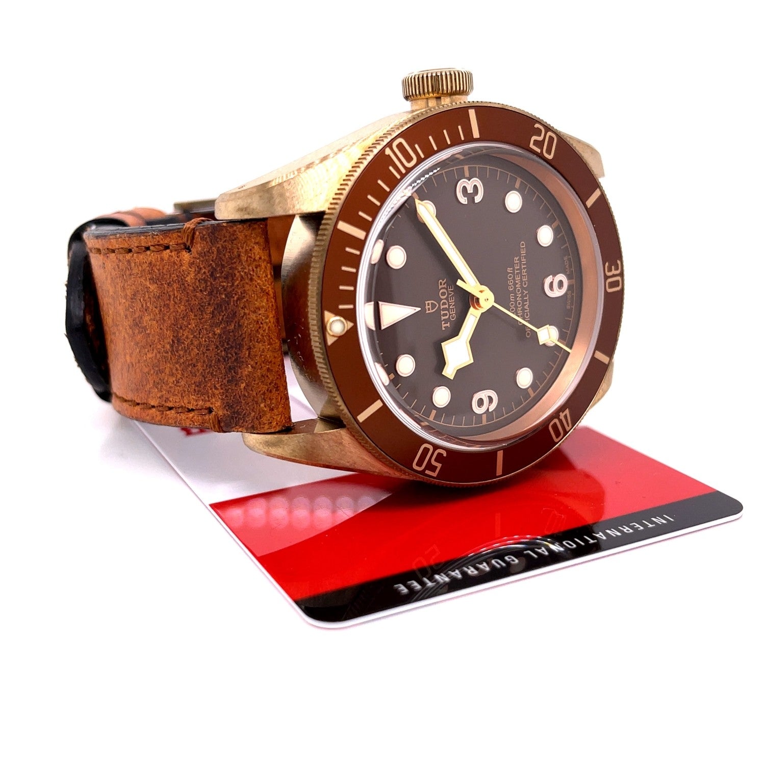 Tudor Heritage 43mm Black Bay Bronze 79250BM AHL9KU - Beverly Hills Watch