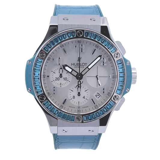 Hublot Big Bang Tutti Frutti Blue Topaz 41mm Stainless Steel 341.SL.6010.LR.1907