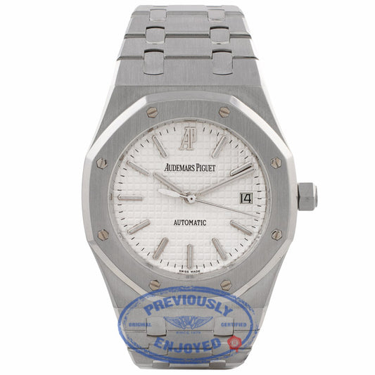 Audemars Piguet Royal Oak Stainless Steel Gents 36MM Silver Dial 15202ST.OO.0944ST.01 5HZ79J - Beverly Hills Watch Company Watch Store