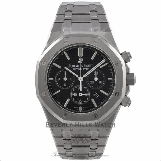 Audemars Piguet Royal Oak Chronograph 41MM Black Dial Bracelet 2630ST.OO.1220ST.01 DREVR7 - Beverly Hills Watch Company Watch Store