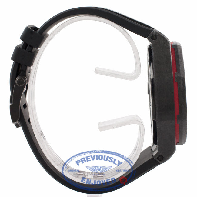 Audemars Piguet Watches Royal Oak Offshore Chronograph 44mm Special Editions CARBON ALINGHI Automatic Black Rubber Strap 26062.OO.A002CA.01 PT7NKF - Beverly Hills Watch Company Watch Store