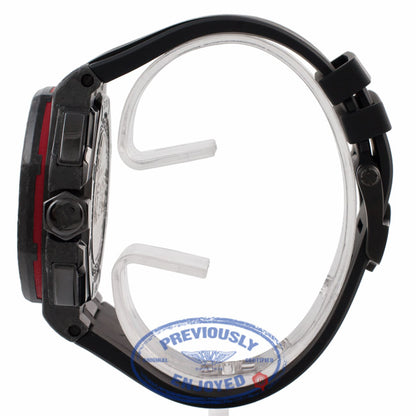 Audemars Piguet Watches Royal Oak Offshore Chronograph 44mm Special Editions CARBON ALINGHI Automatic Black Rubber Strap 26062.OO.A002CA.01 PT7NKF - Beverly Hills Watch Company Watch Store