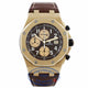 Audemars Piguet Royal Oak Offshore L.E. Arnold Shwar. 18k Yellow Gold Brown Dial Brown Alligator Strap 26007BA.OO.D088CR K7DE0H - Beverly Hills Watch Company Watch Store
