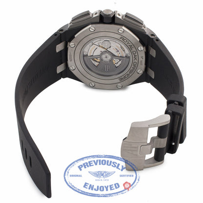 Audemars Piguet Royal Oak Offshore 44MM Black Ceramic Bezel Case 26402CE.OO.A002CA.01 367PKM - Beverly Hills Watch Company