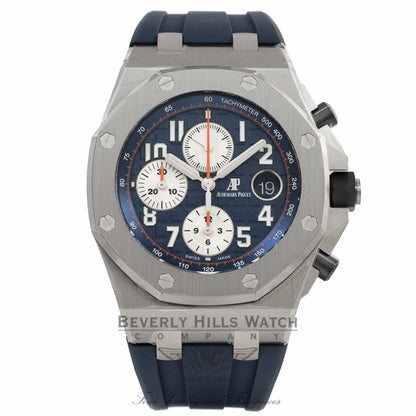 Audemars Piguet Royal Oak Offshore Chronograph 42MM Navy 26470ST.OO.A027CA.01 JVWX37 - Beverly Hills Watch Store