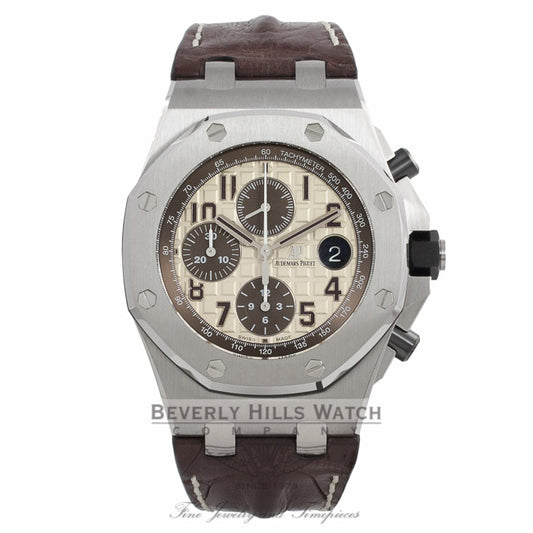 Audemars Piguet Royal Oak Offshore Chronograph 42MM Stainless Steel Safari 26470ST.OO.A801CR.01 - Beverly Hills Watch Company
