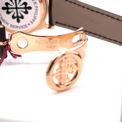 Patek Philippe Rose Gold Case Annual Calendar Chronograph Slate Dial 40.5mm 5960R-001 - Beverly hills Watch Company