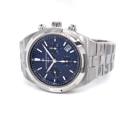 Vacheron Constantin 42.50mm Overseas Chronograph Automatic Blue Dial 5500V/110A-B148 - Beverly Hills Watch Company