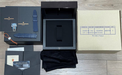 Vacheron Constantin 42.50mm Overseas Chronograph Automatic Blue Dial 5500V/110A-B148 - Beverly Hills Watch Company