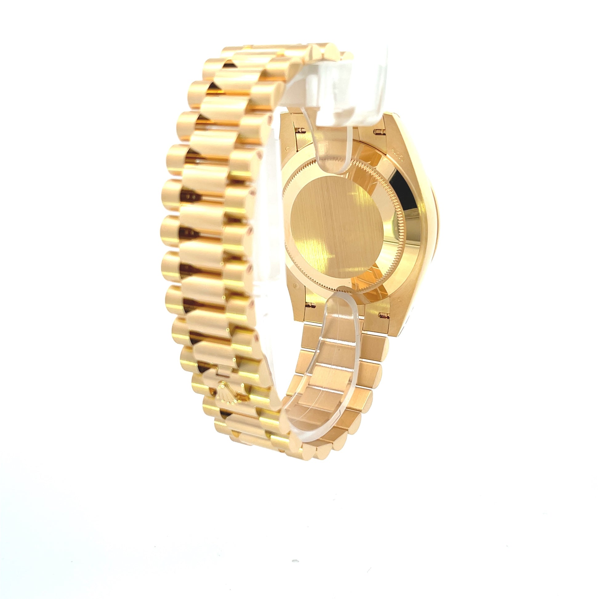 Rolex Day-Date 40mm Yellow Gold President Diamond Paved 228348RBR - Beverly Hills Watch Company