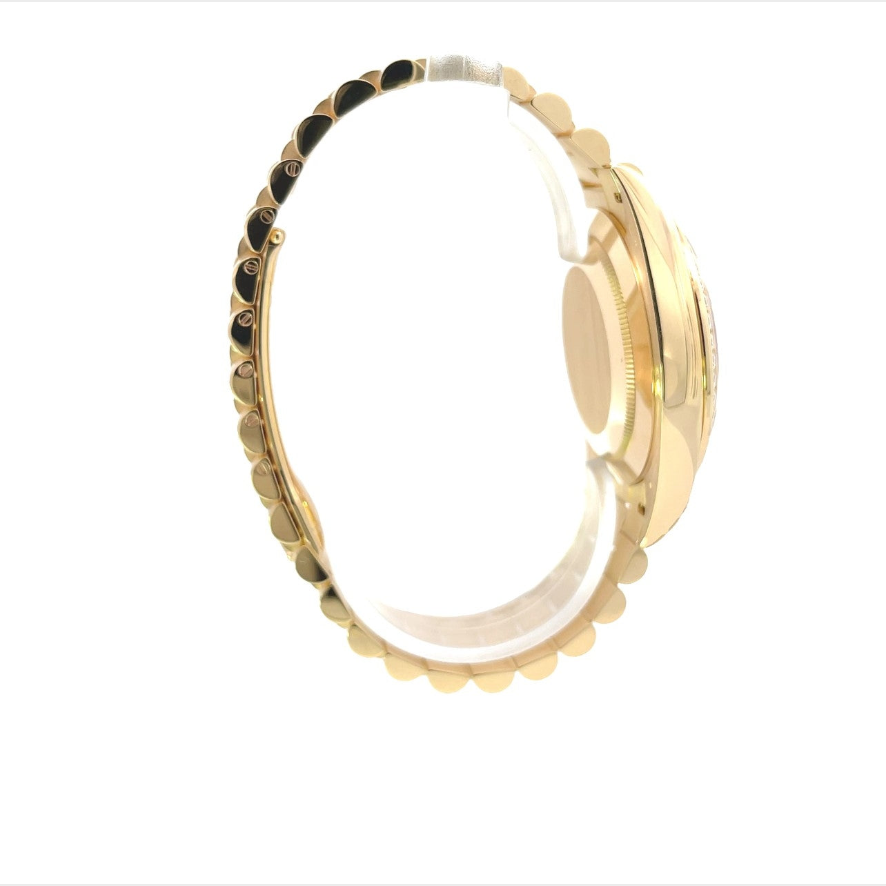 Rolex Day-Date 40mm Yellow Gold President Diamond Paved 228348RBR - Beverly Hills Watch Company