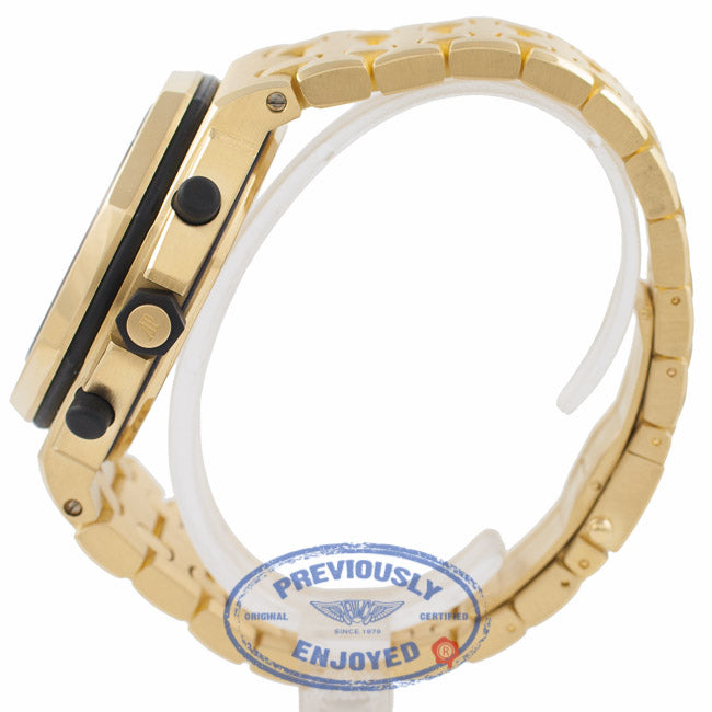 Audemar Piguet RoyalOak Offshore Yellow Gold Silver Dial 25721BA.O.1000BA.01 16390 - Beverly Hills Watch Company Watch Store