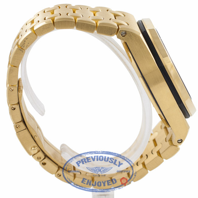 Audemar Piguet RoyalOak Offshore Yellow Gold Silver Dial 25721BA.O.1000BA.01 16390 - Beverly Hills Watch Company Watch Store