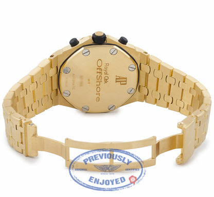 Audemar Piguet RoyalOak Offshore Yellow Gold Silver Dial 25721BA.O.1000BA.01 16390 - Beverly Hills Watch Company Watch Store