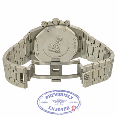 Audemars Piguet Royal Oak 41mm Chronograph Silver Dial Stainless Steel 26320ST.OO.1220ST.02 5Y4QAU - Beverly Hills Watch Company