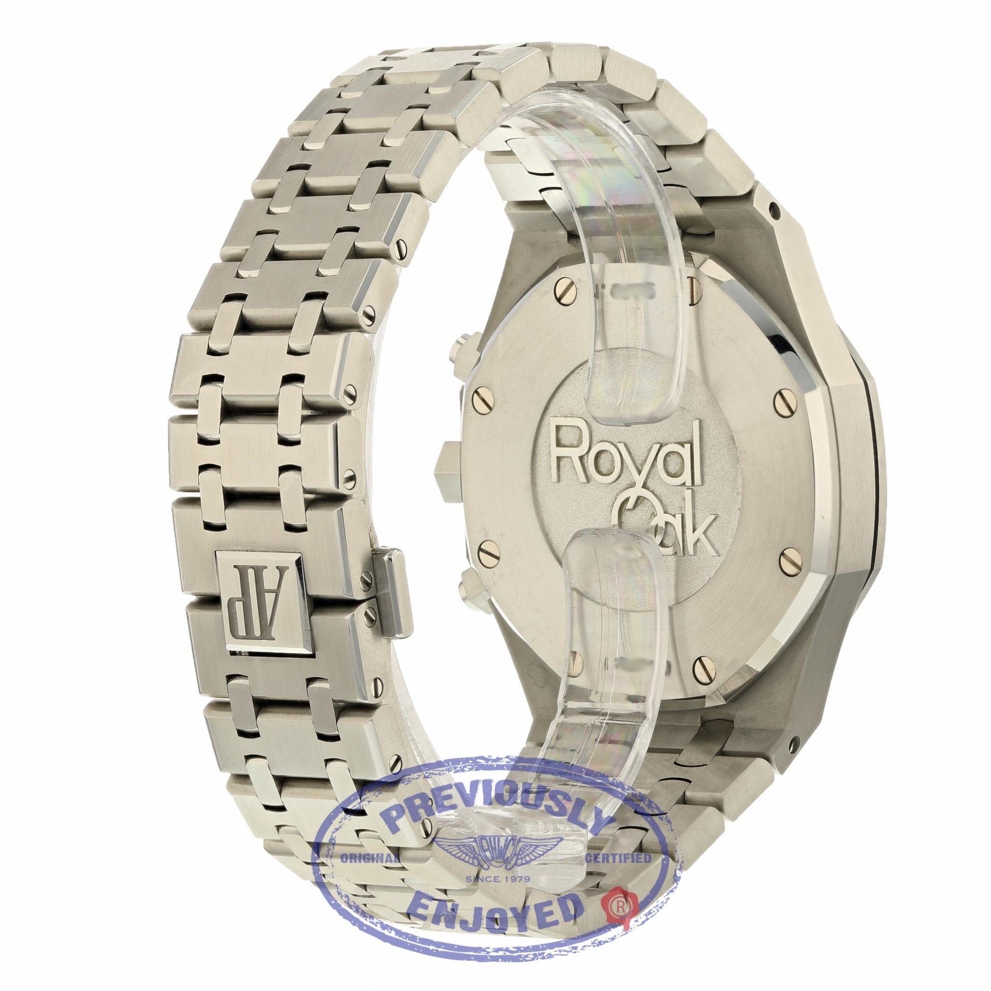 Audemars Piguet Royal Oak 41mm Chronograph Silver Dial Stainless Steel 26320ST.OO.1220ST.02 5Y4QAU - Beverly Hills Watch Company