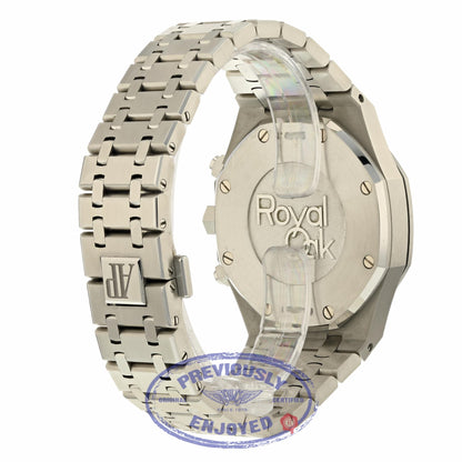 Audemars Piguet Royal Oak 41mm Chronograph Silver Dial Stainless Steel 26320ST.OO.1220ST.02 5Y4QAU - Beverly Hills Watch Company