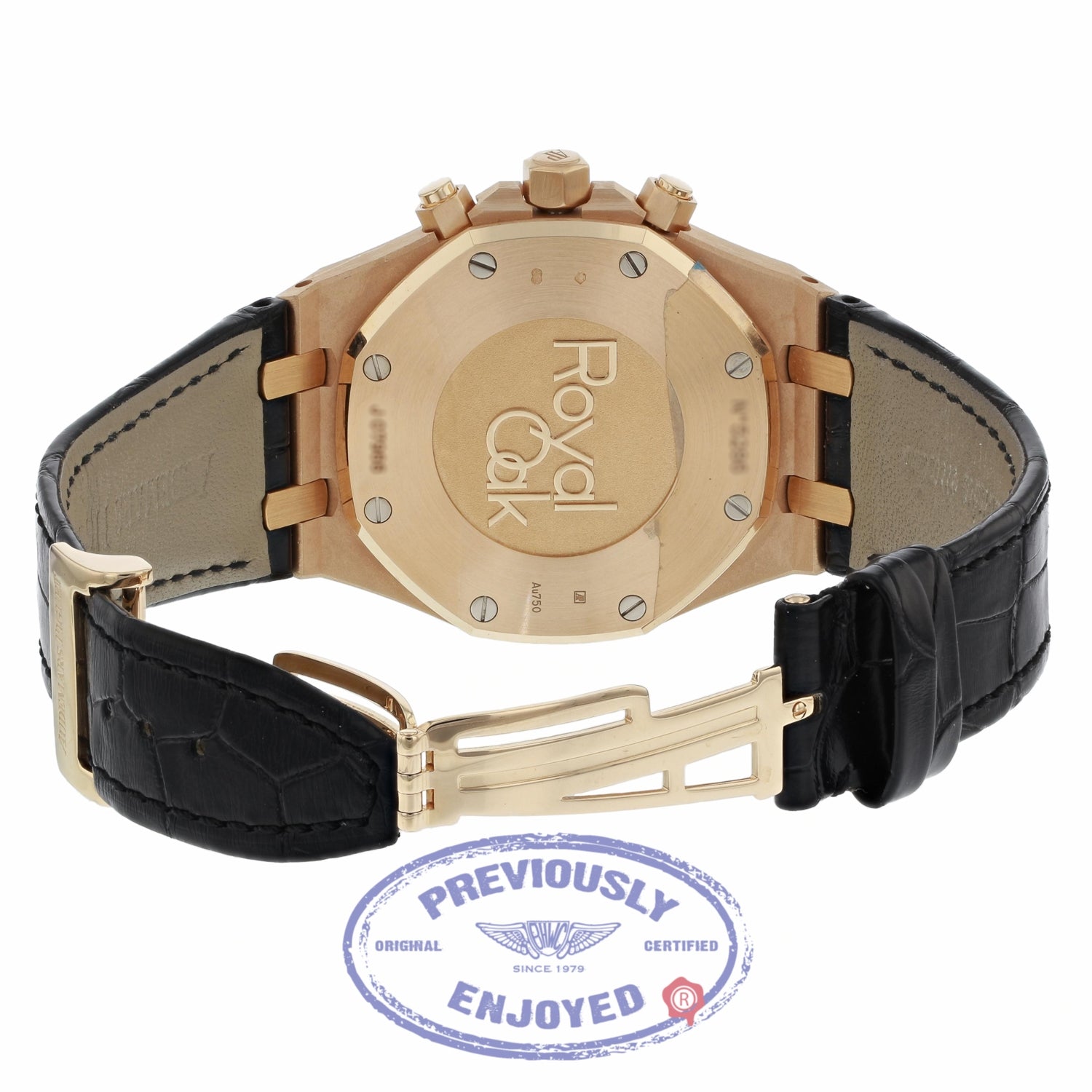 Audemars Piguet Royal Oak Chronograph 41MM 18k Rose Gold Silver Dial 26320OR.OO.D088CR.01 08JJ5A - Beverly Hills Watch Company