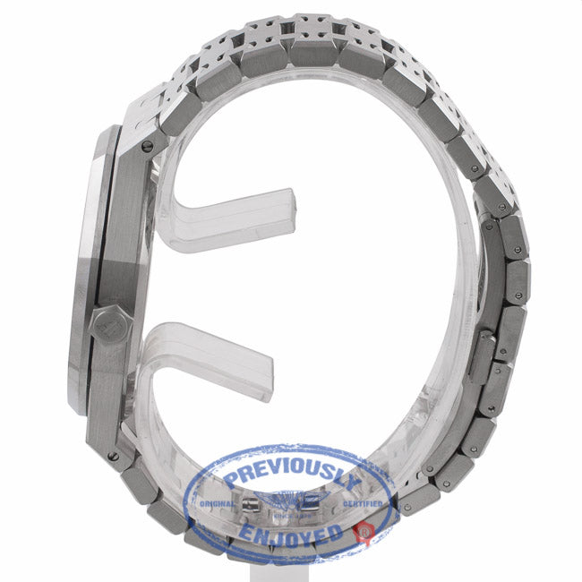 Audemars Piguet Royal Oak 41MM Stainless Steel Blue Dial on Bracelet 15400ST.OO.1220ST.03 4TCL1Z - Beverly Hills Watch Company Watch Store