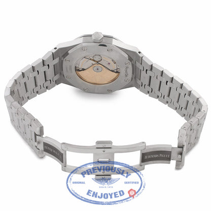 Audemars Piguet Royal Oak 41MM Stainless Steel Blue Dial on Bracelet 15400ST.OO.1220ST.03 4TCL1Z - Beverly Hills Watch Company Watch Store