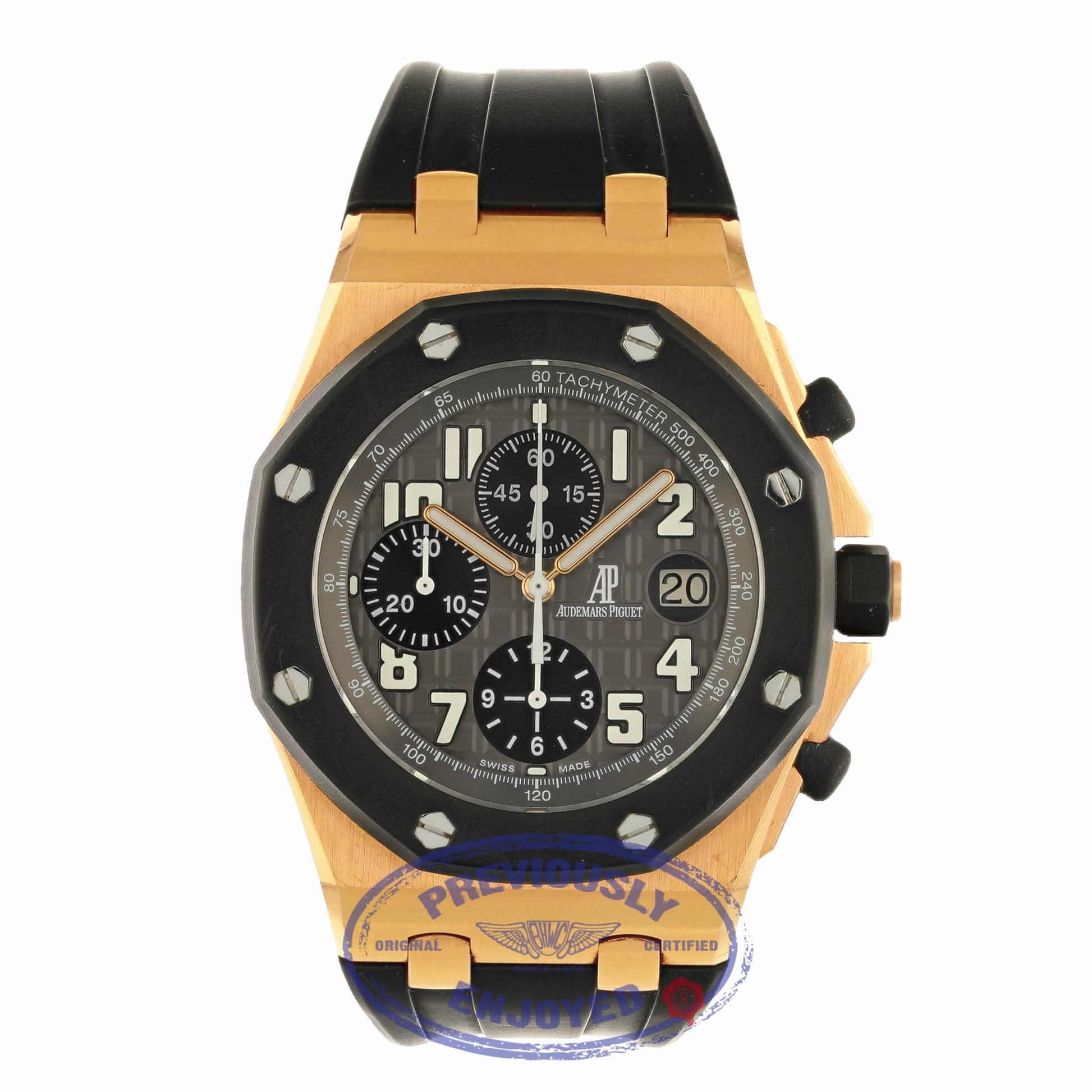 Audemars Piguet 42mm Royal Oak Offshore 18kt Rose Gold 25940OK.00.D002CA.01.A NYQZHD - Beverly Hills Watch