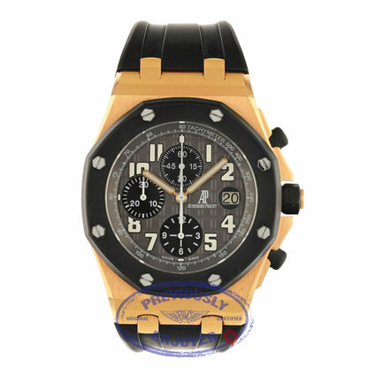 Audemars Piguet 42mm Royal Oak Offshore 18kt Rose Gold 25940OK.00.D002CA.01.A NYQZHD - Beverly Hills Watch
