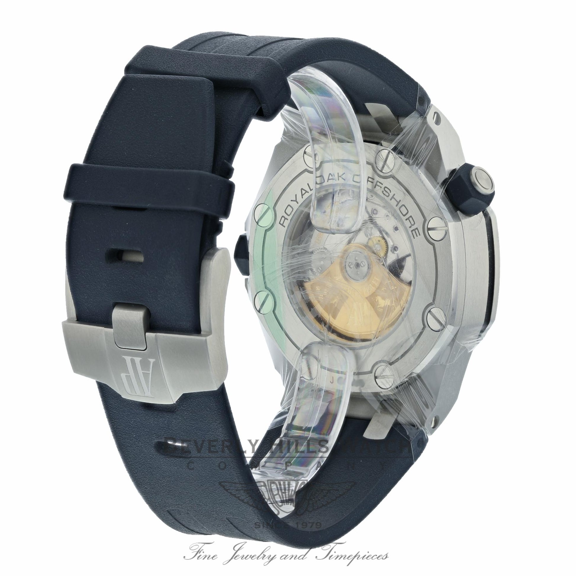 Audemars Piguet 42mm Royal Oak Offshore Diver Blue Dial 15710ST.OO.A027CA.01 7H8Q3Q - Beverly Hills Watch