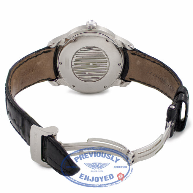 Audemars Piguet Ladies Millenary Stainless Steel White Dial Diamond Bezel 77301ST.ZZ.015CR.01 HG6XVZ - Beverly Hills Watch Company Watch Store