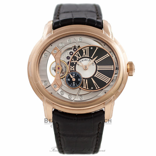 Audemars Piguet Millenary 4101 18k Rose Gold Automatic 15350OR.OO.D093CR.01 82JU93 - Beverly Hills Watch Company Watch Store