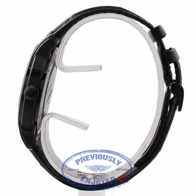 Audemars Piguet Milenary Quincy Jones 45MM Black Dial Stainless Steel Alligator Strap 15161SN.OO.D002CR.01 Z14QJF - Beverly Hills Watch Store