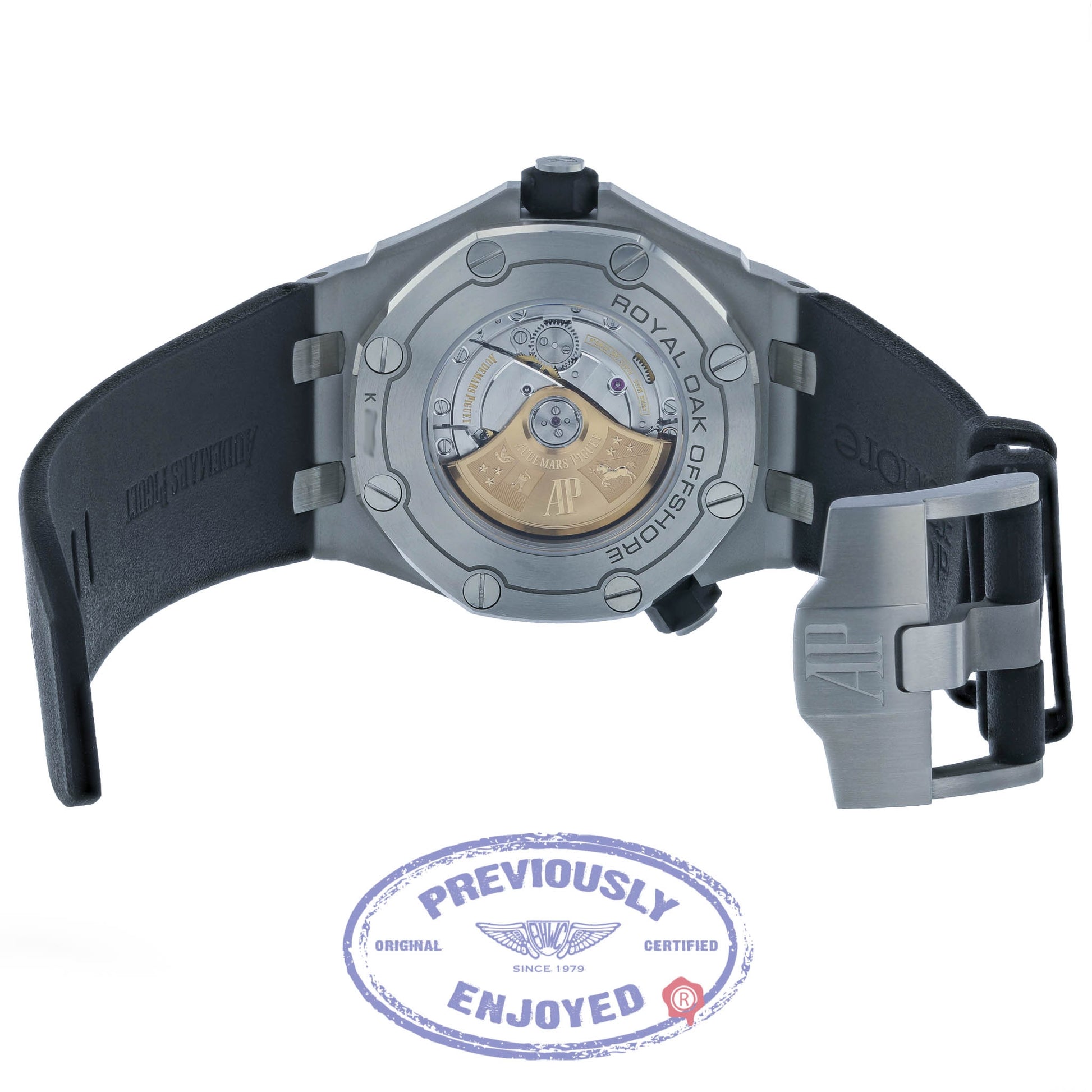 Audemars Piguet 42mm Royal Oak Offshore Diver Black Dial 15710ST.OO.A002CA.01 5P8Z8C - Beverly Hills Watch Company