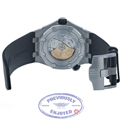 Audemars Piguet 42mm Royal Oak Offshore Diver Black Dial 15710ST.OO.A002CA.01 5P8Z8C - Beverly Hills Watch Company