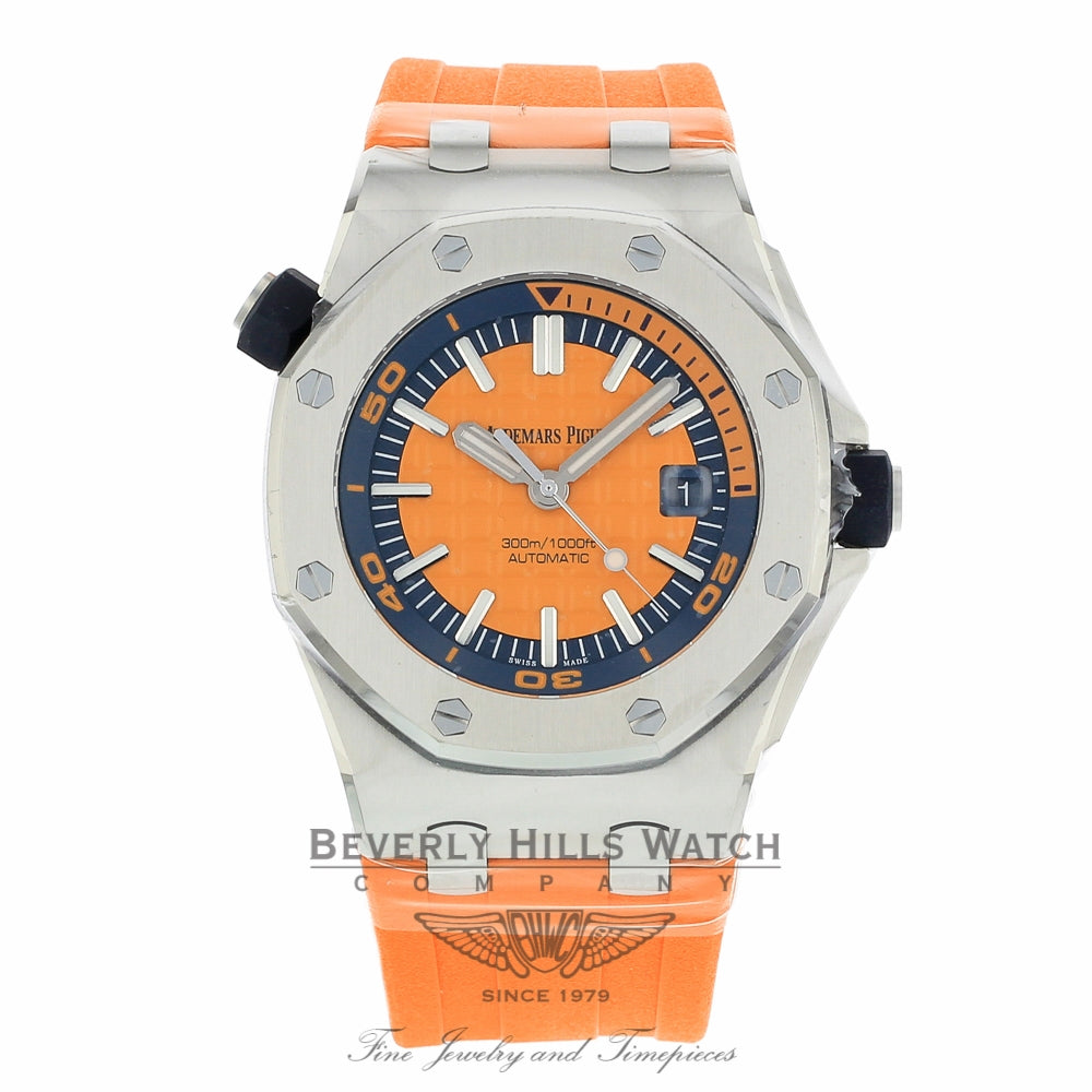 Audemars Piguet Offshore Diver Orange Dial 42mm Boutique Edition 15710ST.OO.A070CA.01 8YAD49 - Beverly Hills Watch