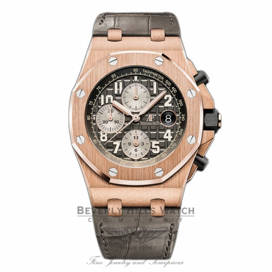 Audemars Piguet Royal Oak Offshore 42mm Chronograph Automatic Grey Dial 26470OR.00.A125CR.01 L492XX - Beverly Hills Watch