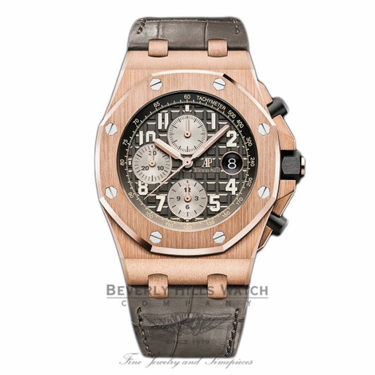 Audemars Piguet Royal Oak Offshore 42mm Chronograph Automatic Grey Dial 26470OR.00.A125CR.01 L492XX - Beverly Hills Watch