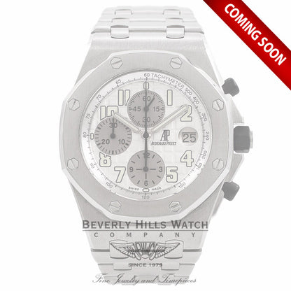 Audemars Piguet Offshore Chronograph Watch Stainless Steel Silver Dial Themes 26020ST.OO.D001IN.02.A 7RZVP8 - Beverly Hills Watch Company  Audemars Piguet Offshore Chronograph Watch Stainless Steel Silver Dial Themes 26020ST.OO.D001IN.02.A 7RZVP8 - Beverl