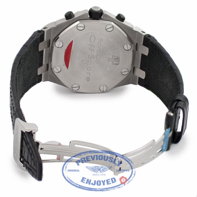 Audemars Piguet Royal Oak Offshore Stainless Steel Bracelet Silver Dial Chronograph Watch 26020ST.OO.D001IN.02.A FUT5DX - Beverly Hills Watch Company Watch Store