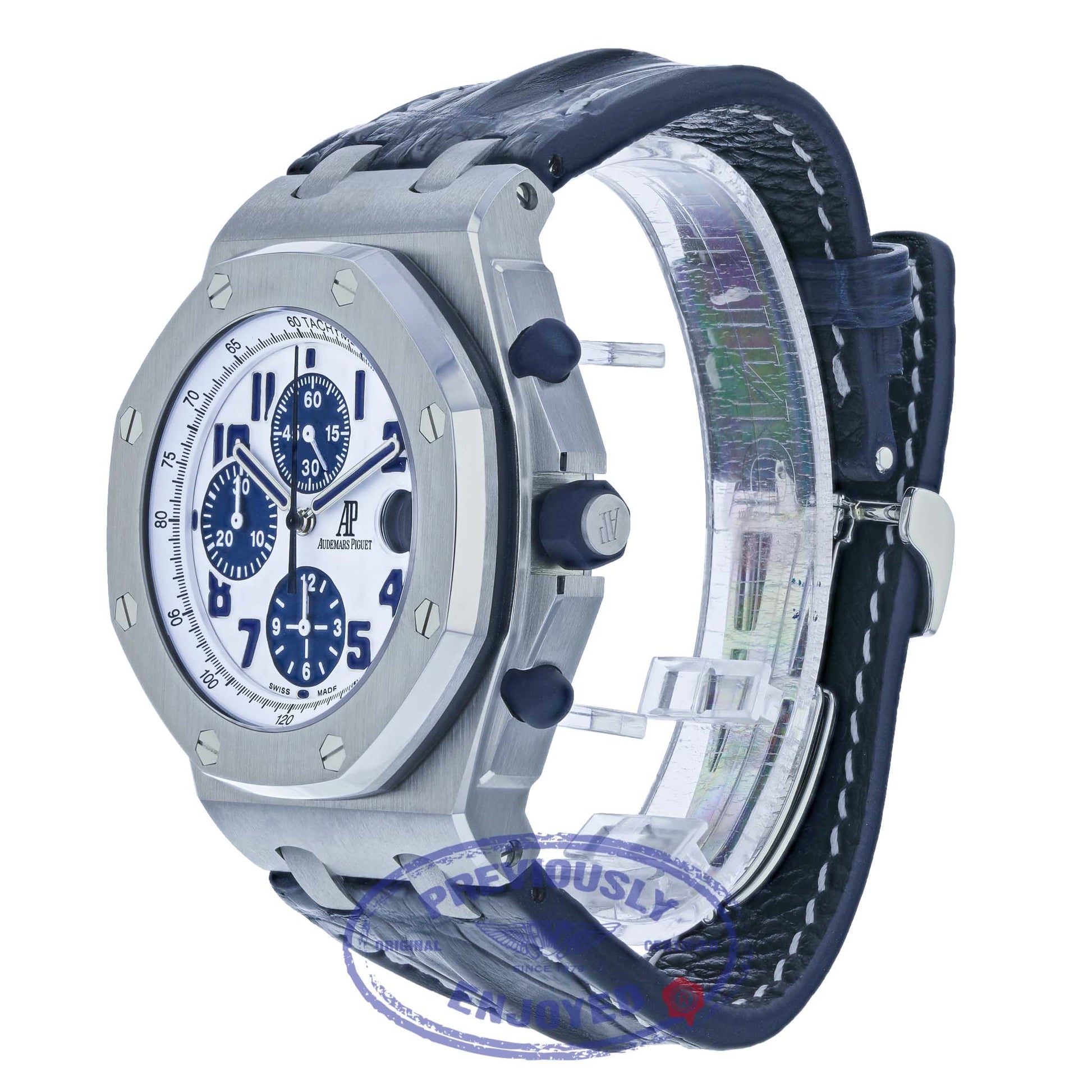 Audemars Piguet Royal Oak Offshore Chronograph Navy 42mm 26170ST.OO.D305CR.01 FZW9N6 - Beverly Hills Watch
