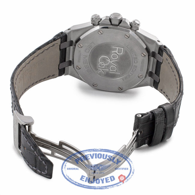 Audemars Piguet Royal Oak Leo Messi 41mm Stainless Steel Case Tantalum Bezel 26325TS.OO.D005CR.01 CUNKL3 - Beverly Hills Watch Company Watch Store