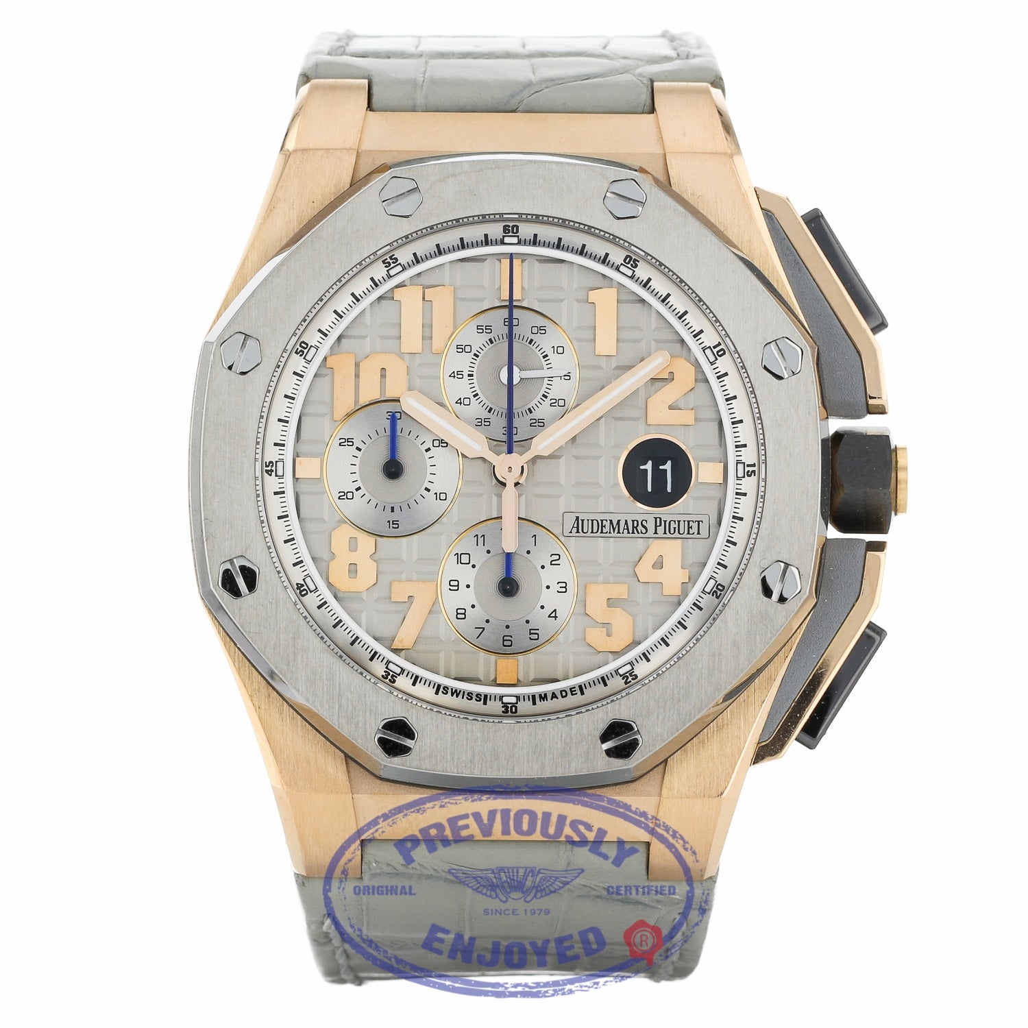 Audemars Piguet Royal Oak Offshore Lebron James Rose Gold Grey Dial Limited Edition 26210OI.OO.A109CR.01 WAM40T - Beverly Hills Watch Company