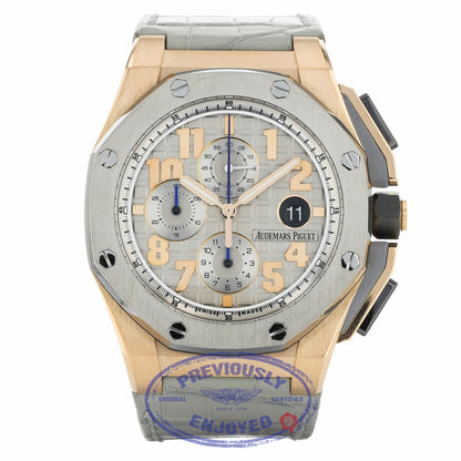 Audemars Piguet Royal Oak Offshore Lebron James Rose Gold Grey Dial Limited Edition 26210OI.OO.A109CR.01 WAM40T - Beverly Hills Watch Company