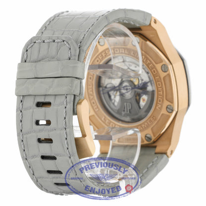 Audemars Piguet Royal Oak Offshore Lebron James Rose Gold Grey Dial Limited Edition 26210OI.OO.A109CR.01 WAM40T - Beverly Hills Watch Company