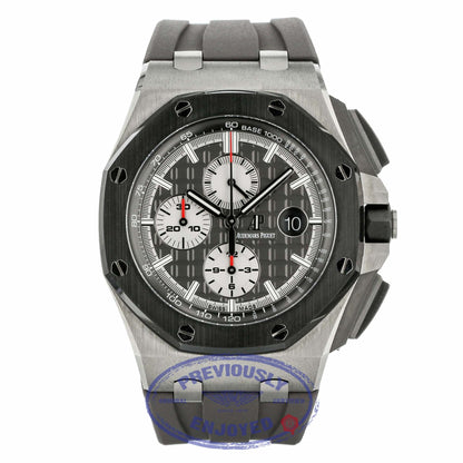 Audemars Piguet Royal Oak Offshore 44mm Titanium and Ceramic Slate Grey Dial 26400IO.OO.A004CA.01 2D53W2  - Beverly Hills Watch
